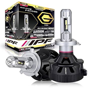 Amazon | IPF ヘッドライト LED 車用 H4 Hi Lo切替 6000lm